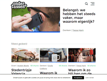 Tablet Screenshot of ondertussen.nl